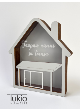 Taupyklė "Namas su terasa"