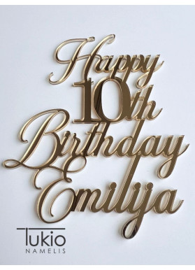 Smeigtukas "Happy Birthday"