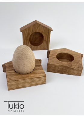 Medinis kiaušinio laikiklis...