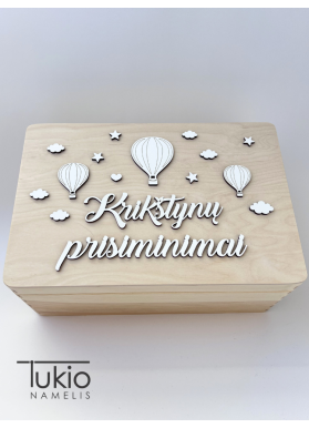 Medinė Krikštadėžė "Oro...