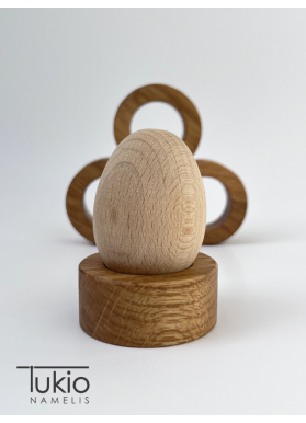 Medinis kiaušinio laikiklis...