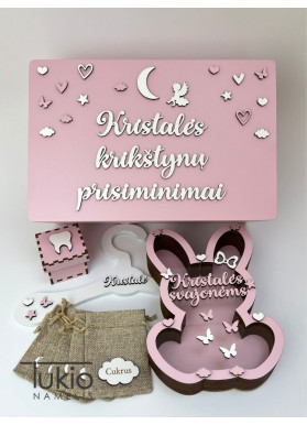 Krikštynų rinkinys "Zuikis"